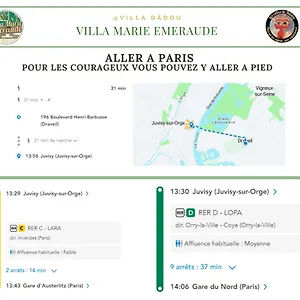  Villa Luxury La Marie émeraude 20km De Paris